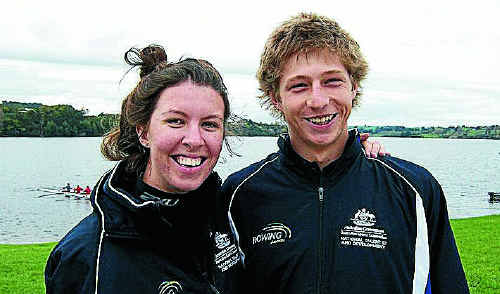 Clarence Valley pair Leah Saunders and Riley Elvery have been chosen in the Australian junior rowing team. Clarence Valley pair Leah Saunders and Riley Elvery have been chosen in the Australian junior rowing team.